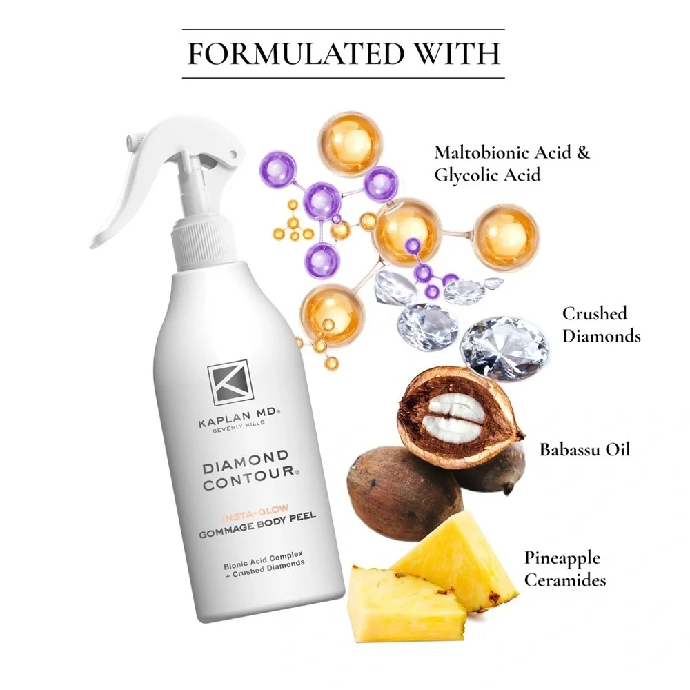 Kaplan MD Diamond Contour Insta-Glow Gommage Body Peel • Exfoliating Treatment